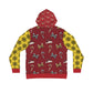 That Ugly Christmas Men's Hoodie with All-Over Print Design - Silky Smooth Polyester Fabric