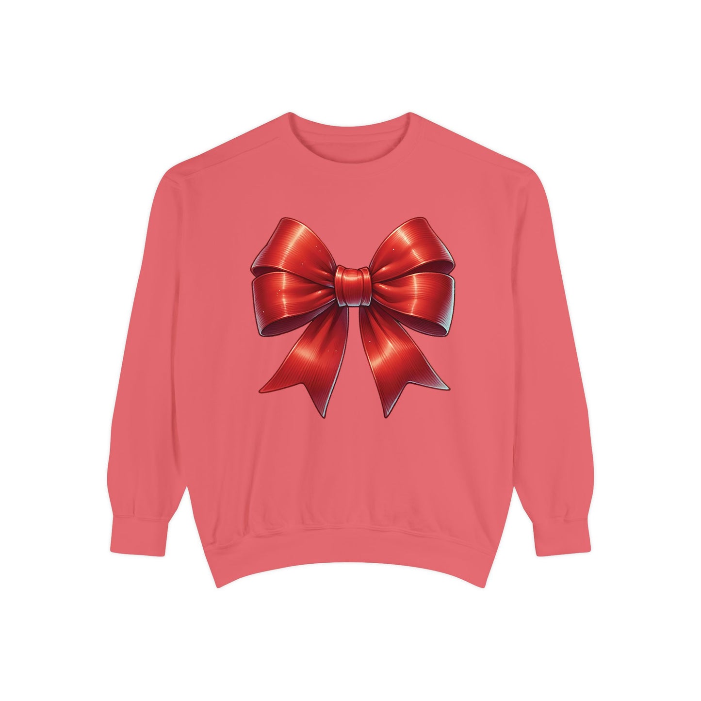 Bow Charm Valentines Unisex Comfort Colors Garment-Dyed Sweatshirt