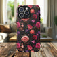 Starry Rose Garden Tough Magnetic Phone Case, Stylish Phone Cover, Gift for Her, Elegant Floral Design, Durable Phone Accessories