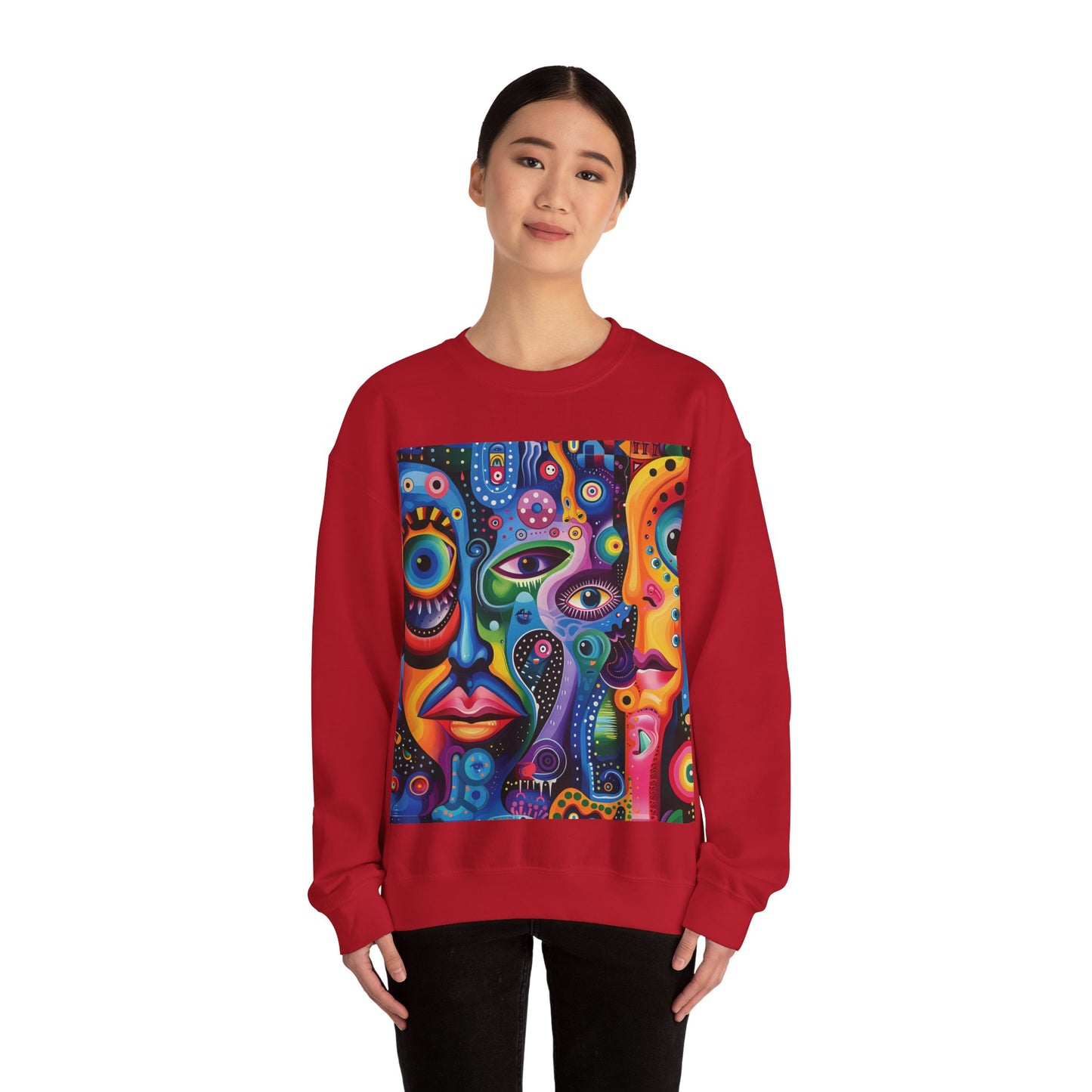 Psychedelic Visions Unisex Heavy Blend™ Crewneck Sweatshirt