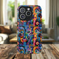 Psychedelic Visions Tough iPhone Magnetic Case - Unique Art iPhone Cover
