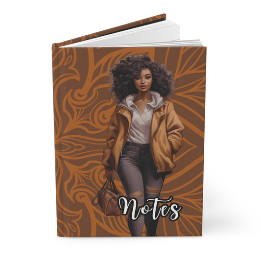 Boho Chic Hardcover Journal | Notes/Embrace the Journey | Stylish Notepad for Women | Gift for Writers/Students/Creative Souls.