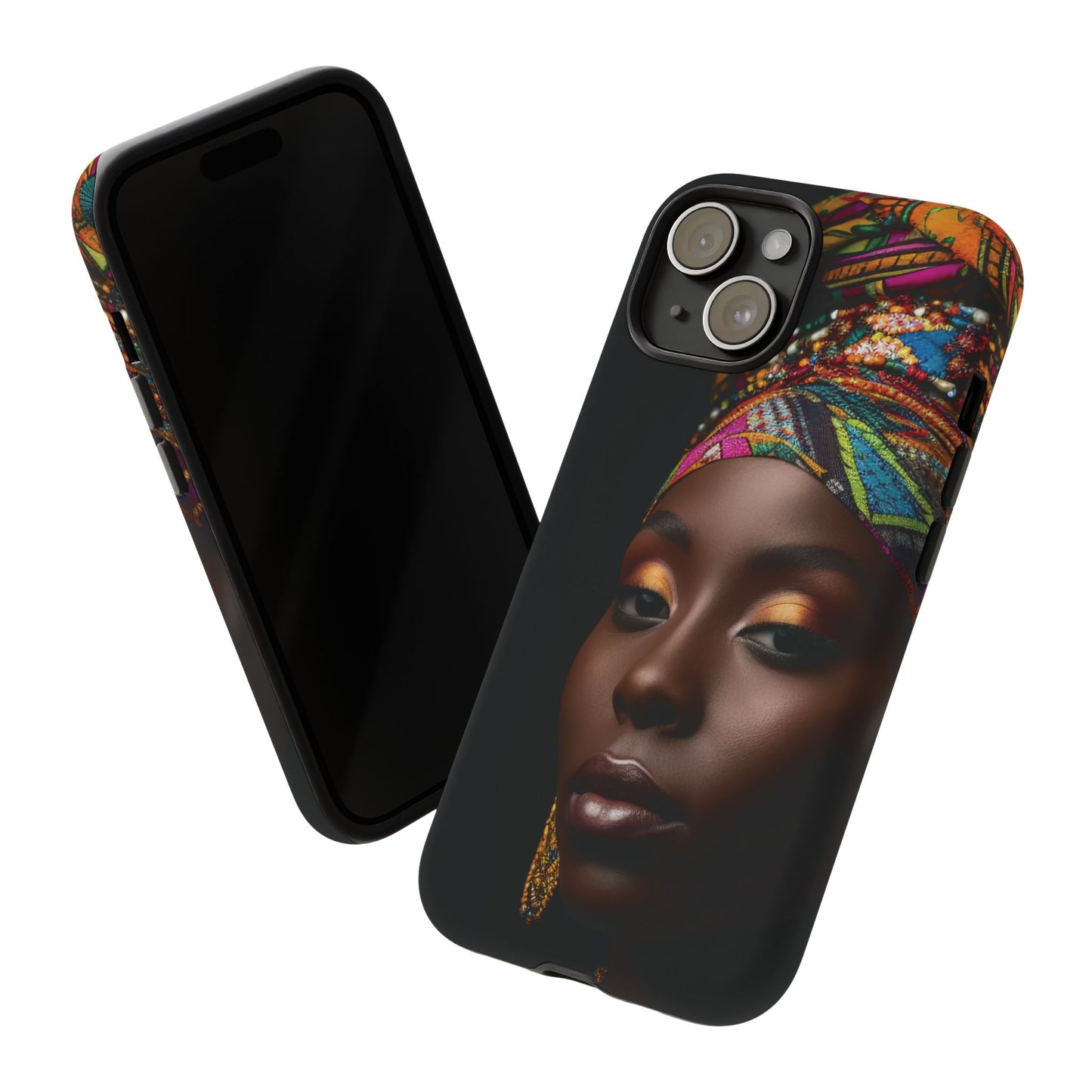 Regal Reflections: African Majesty Tough Google Pixel, iPhone and Samsung Cases.