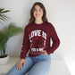 Love is ... Valentines Unisex Heavy Blend™ Crewneck Sweatshirt.