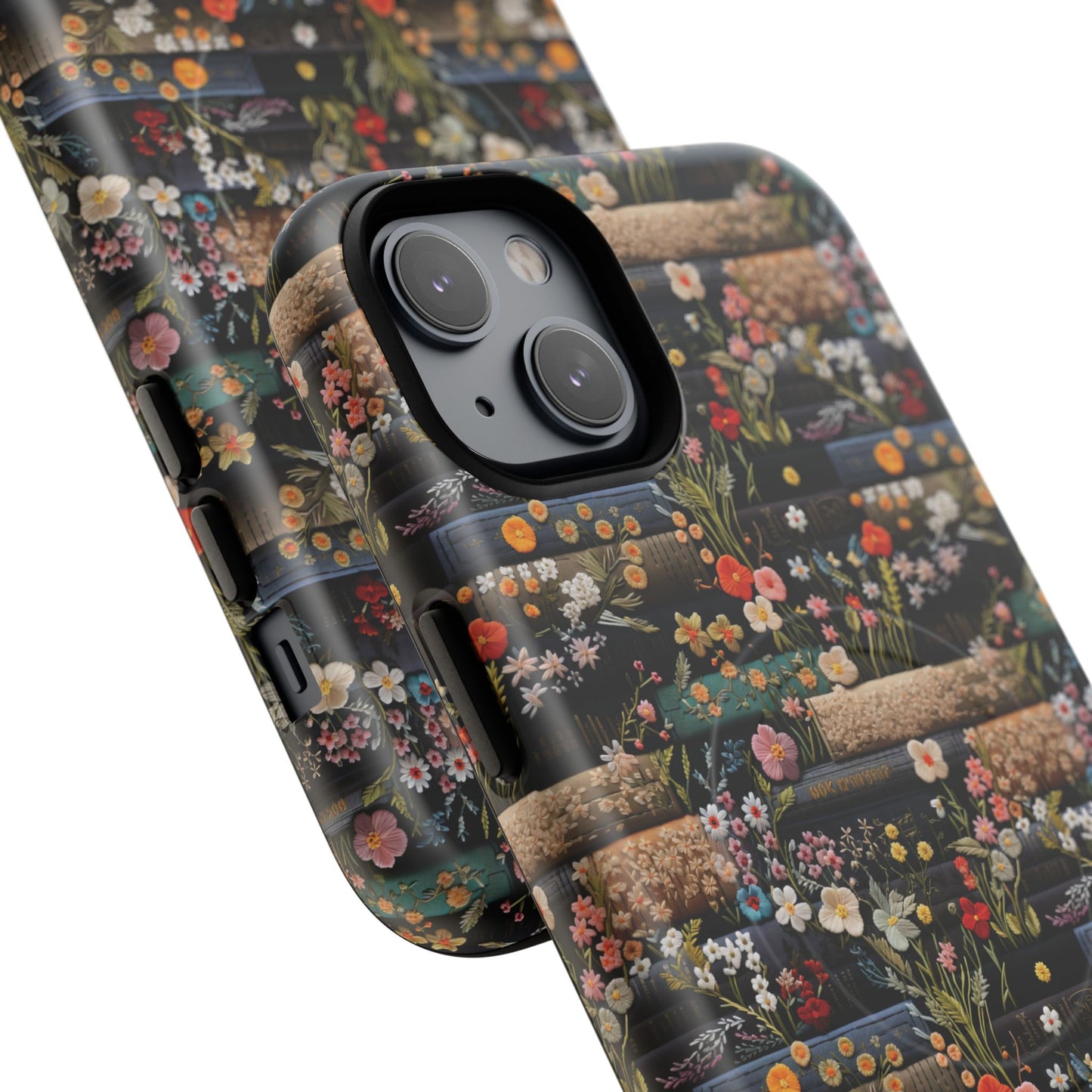 Floral Library Dreams Tough iPhone Magnetic Cases, Stylish Protective Cover, Customizable Gift for Nature Lovers, Festive Accessory for iPhone
