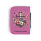 Personalized Floral Cross Bible Cover - Trust in the Lord Design| Baptism | Christening | Anniversary | Birthday Gifts.