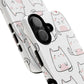 Cute Kawaii Cat Tough Magnetic iPhone Case, Cute Cat Lover Gift, Kawaii iPhone Cover, Tough iPhone Case, Unique Pet Themed Accessory,