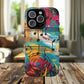 Vibrant Music Note Phone Case, Tough Magnetic Case, Music Lover Gift, Colorful Phone Accessory, Customizable Phone Cover, Unique Gift Idea