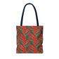 Red Tropical Bliss Tote Bag