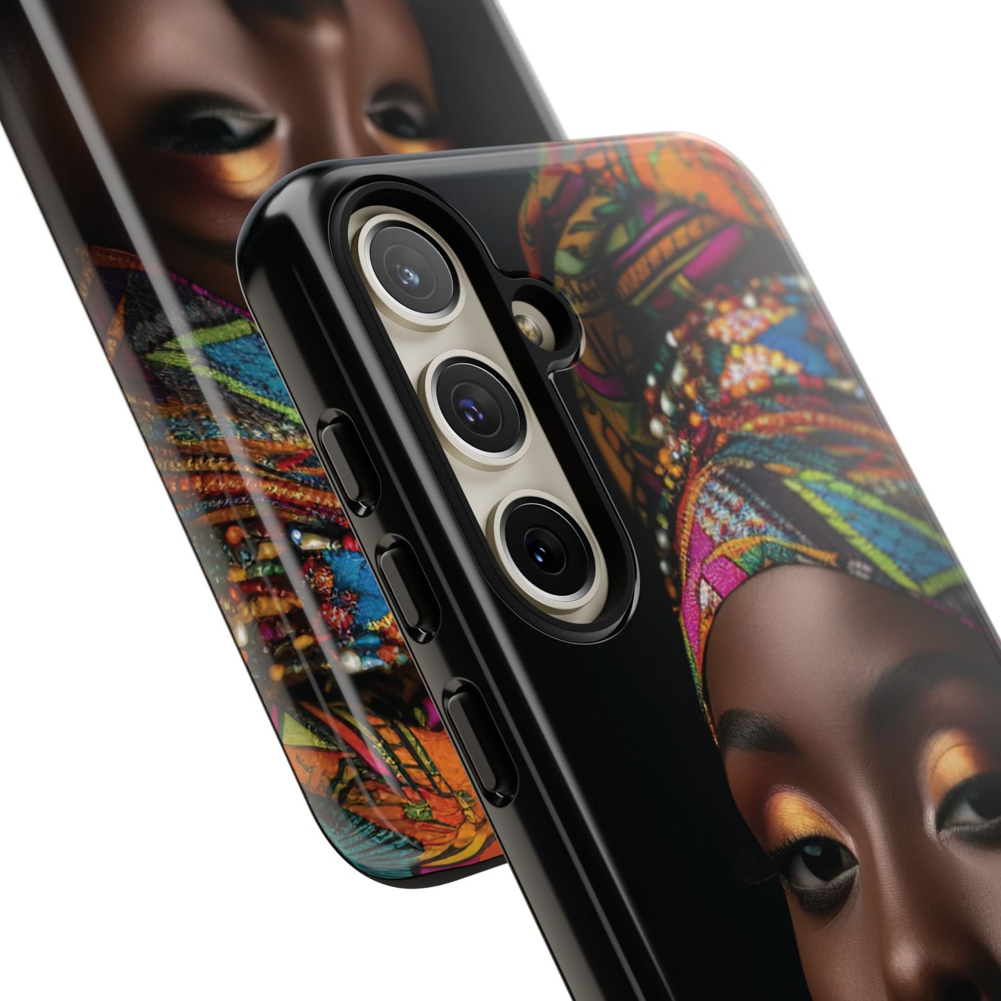 Regal Reflections: African Majesty Tough Google Pixel, iPhone and Samsung Cases.