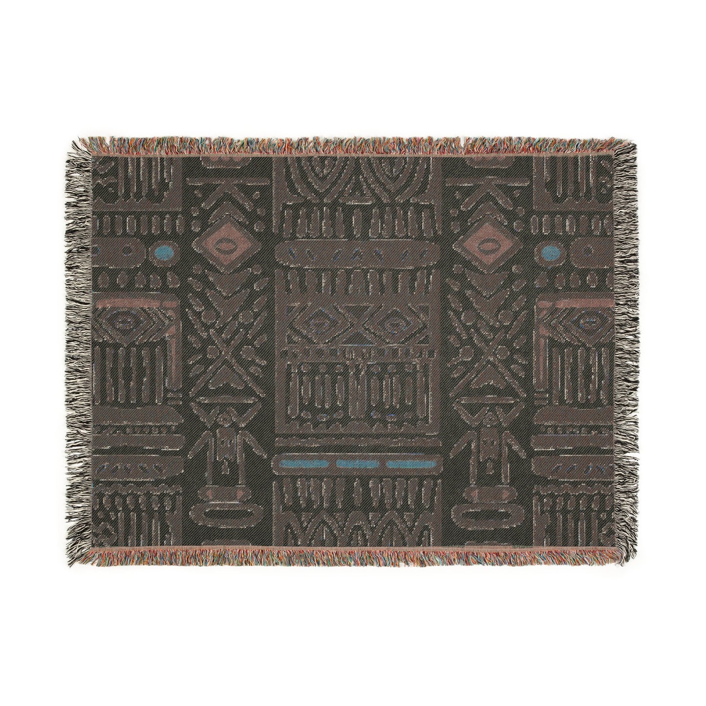 Tribal Tapestry Woven Blanket