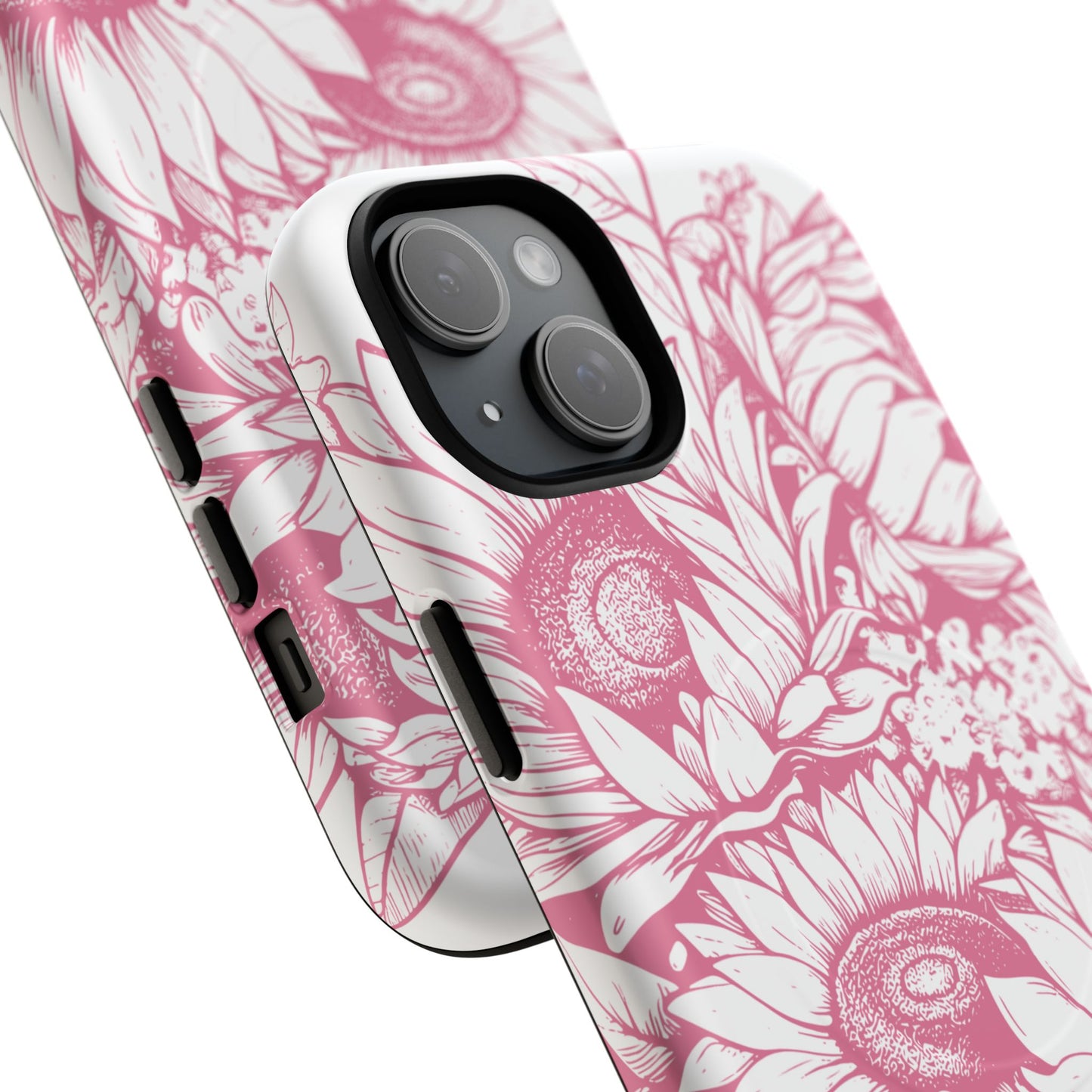 Loved John 3:16, Inspirational Gift, Tough iPhone Magnetic Case Scripture, Sunflower Bible Verse, MagSafe® iPhone® Tough Case, iPhone 14, iPhone 15, iPhone 16, Pro, Pro Max, Plus