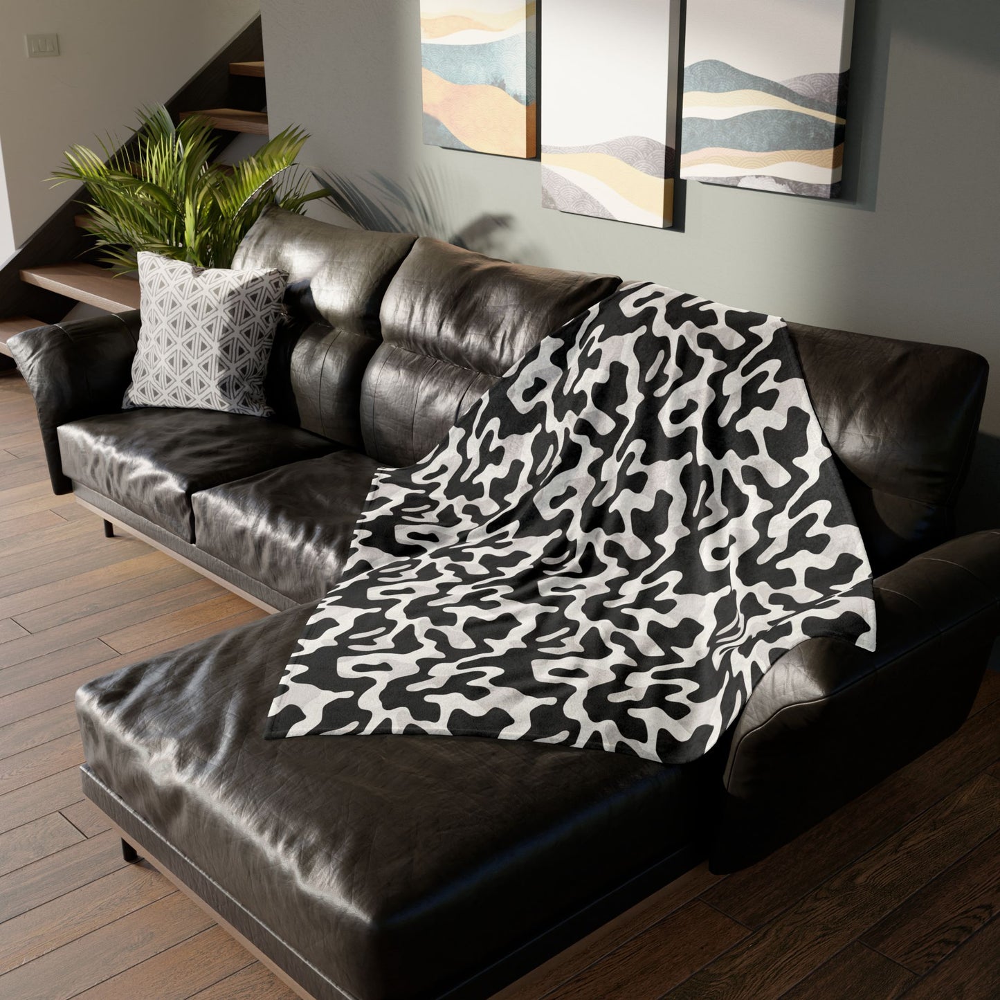 Urban Camo Soft Minky Blanket