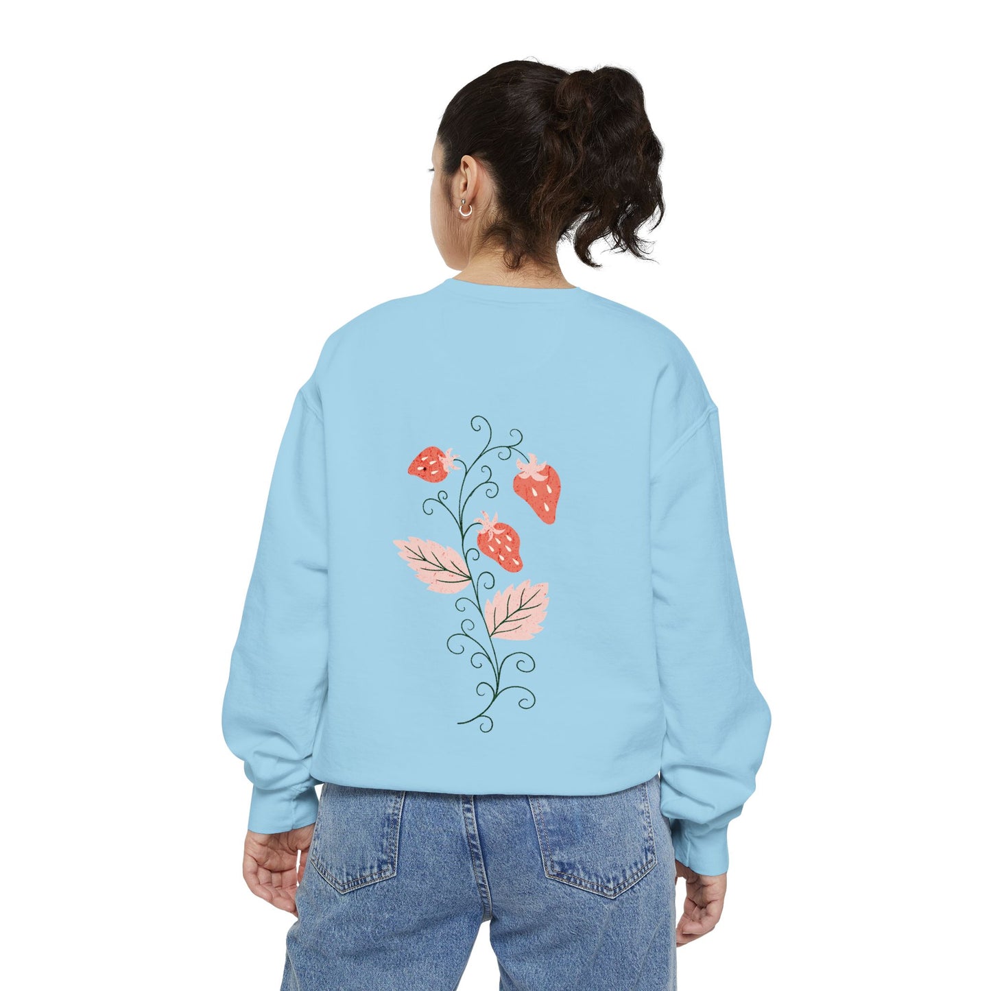 LOVE  Coquette Unisex Comfort Colors Garment-Dyed Sweatshirt