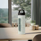 Personalized Stainless Steel Water Bottle, Handle Lid
