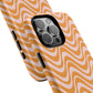 Stylish Tough Magnetic Case for Your iPhone - Trendy Wave Design, Durable Protector, Gift for Her, Cool Tech Accessory, Unique iPhone Cover, Magsafe iPhone Cover.