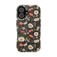 Blossom Elegance: Noir Garden Magnetic Tough iPhone Cases