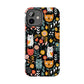 Whimsical Feline Garden iPhone and Samsung Tough Phone Cases