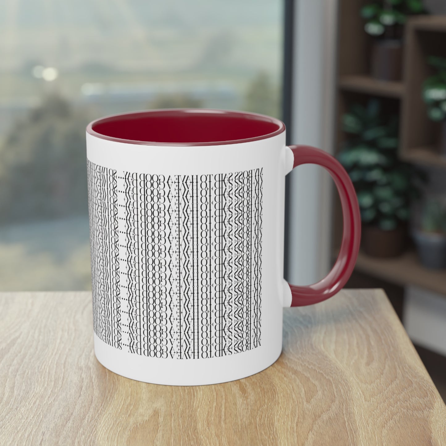 Two Tone Funny Hidden Message Mug - “My Boss said to have a good day… so I went home.”- Viral Optical Illusion Mug - Secret Sarcastic Work Message - Dishwasher Safe, Unique Gifts for Coffee Lovers, Home & Office Decor, Holiday Present.