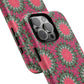 Floral KaleidoBloom iPhone Case, Tough Magnetic Cases, Floral iPhone Cover, Stylish Tech Accessory, Durable Design, Vibrant Gift Idea