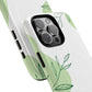 Stylish Tough iPhone Magnetic Cases with Leaf Design, iPhone Protection Cases, Greenery iPhone Covers, Eco-Friendly iPhone Accessories, Gift for Her.
