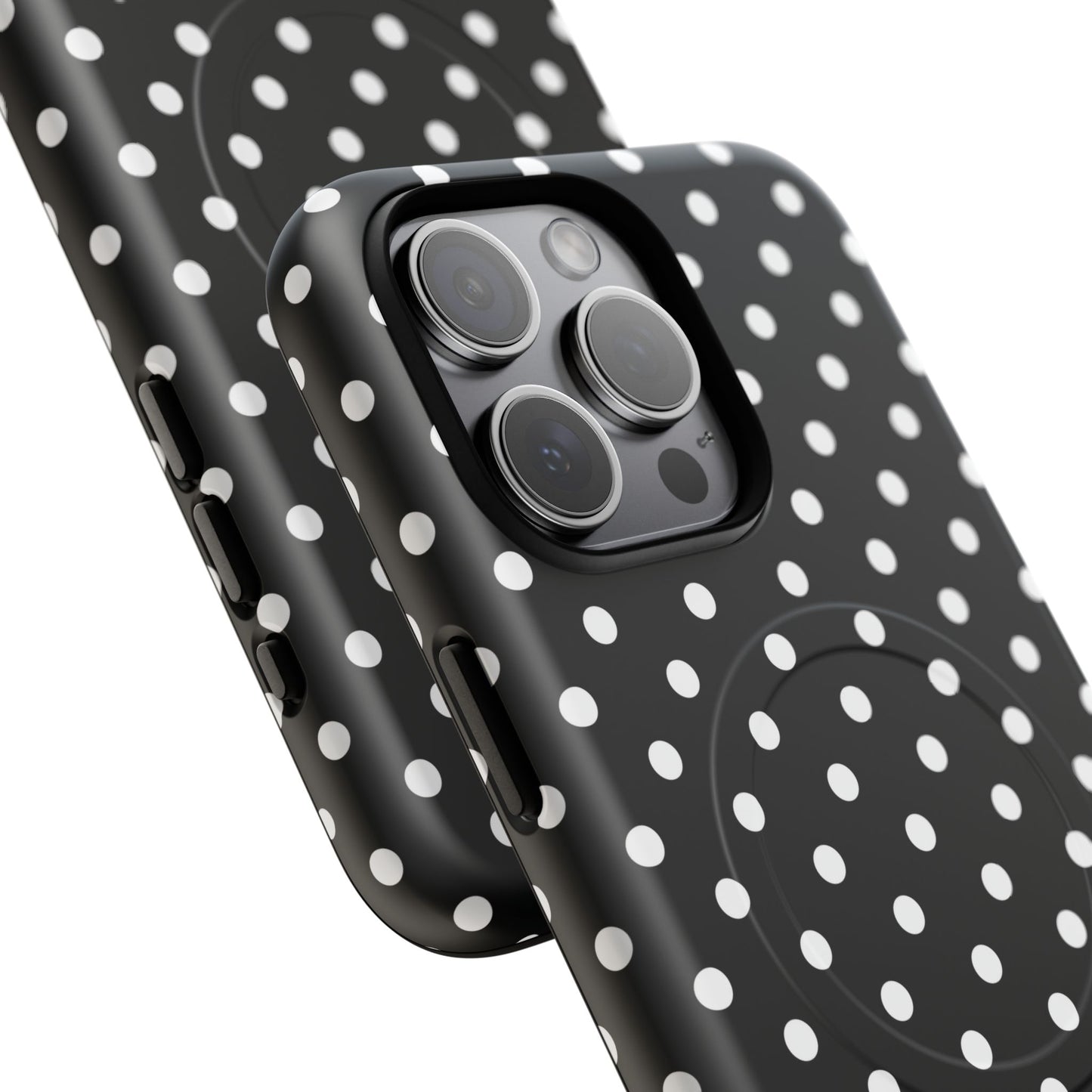 Polka Dot Tough iPhone Magnetic Case, Stylish iPhone Cover for Protection, Unique Gift for Birthdays, Holidays, Tech Lovers