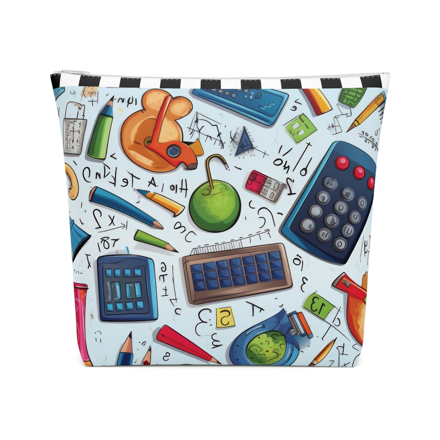 Academic Adventures Cotton Cosmetic Bag