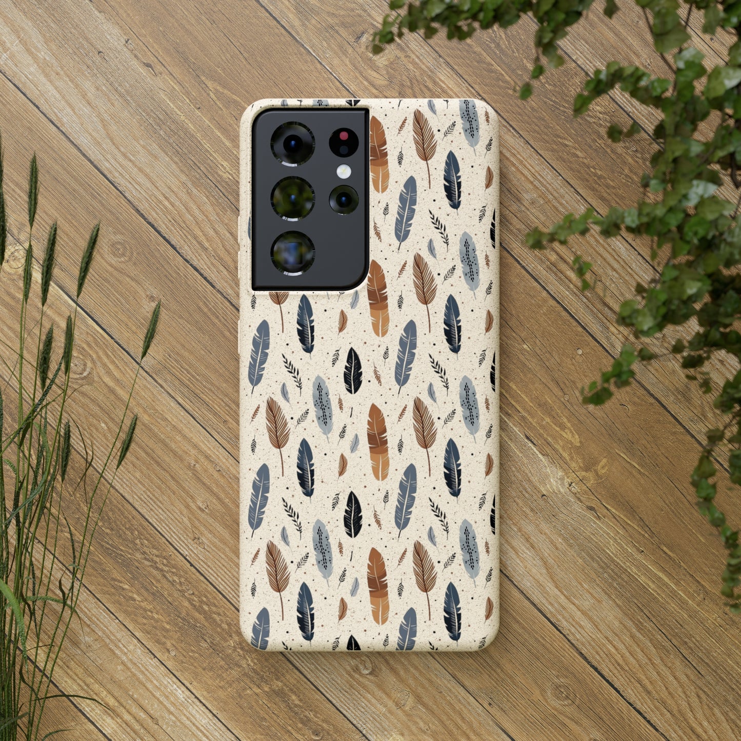 Whispering Feathers Samsung Biodegradable Cases