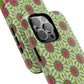 Personalized Meadow Mandala Bloom Vibrant Flower  — Green & Pink Geometric Daisy Design