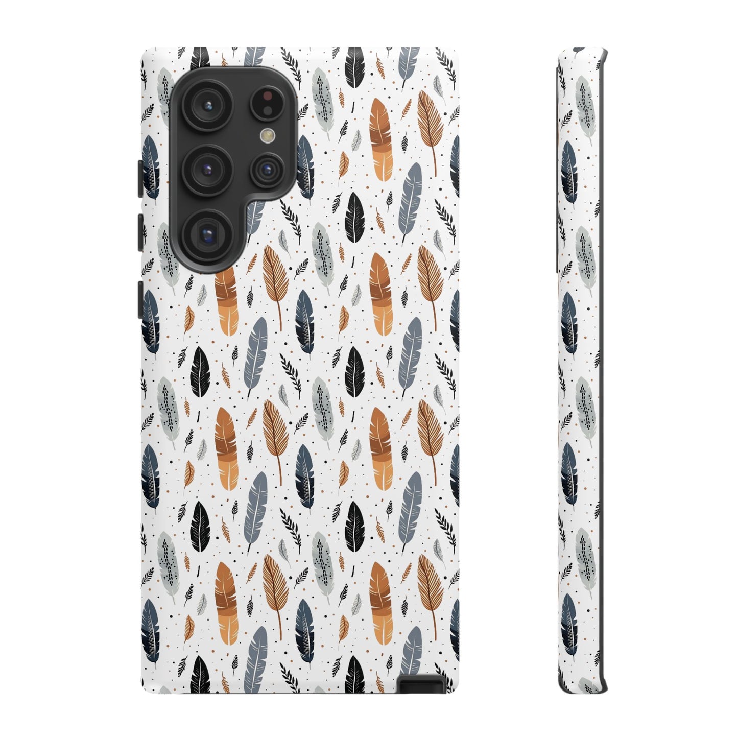 Whispering Feathers Samsung and Google Tough Cases