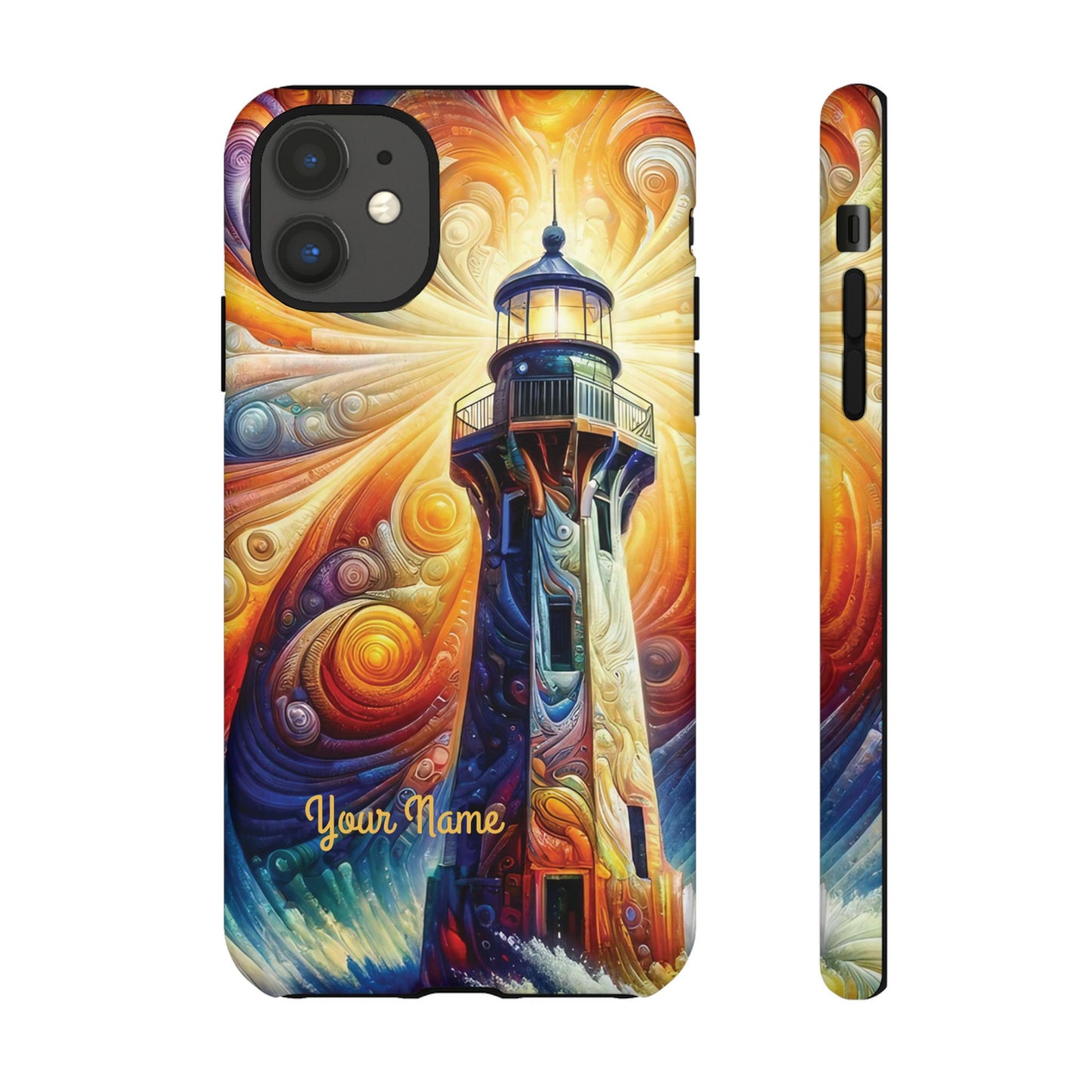 Personalized Cosmic Beacon iPhone Tough Cases, Gift for Him/Her.