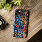 Psychedelic Visions Slim iPhone Case - Vibrant Design for Artistic Souls