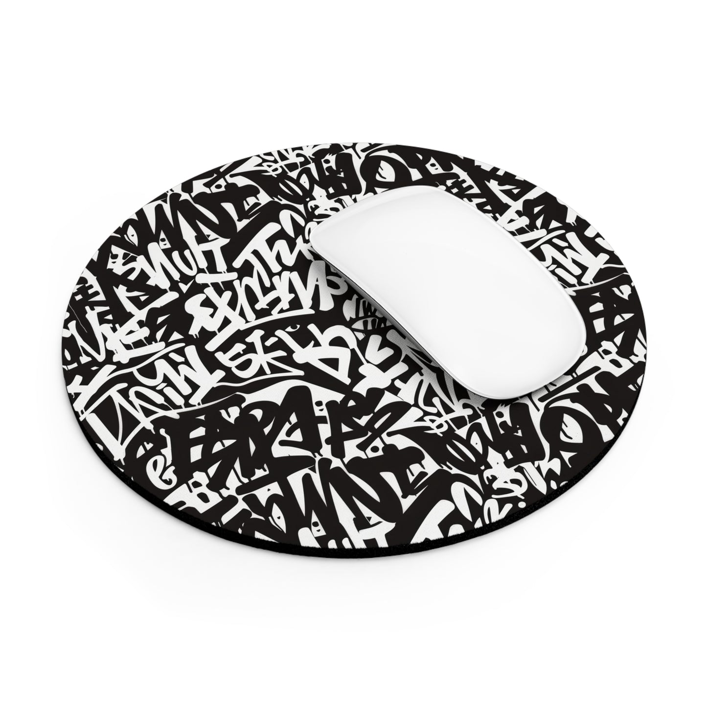 Urban Graffiti Mouse Pad - Stylish Desk Accessory for Creative Spaces