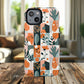 Botanical Bliss Tough Magnetic Phone Case, Durable Phone Cover, Gift for Her, Stylish Tech Accessory, Fall Vibes, Trendy Mobile Case