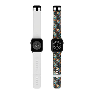 Ethereal Feathers Vibrant Apple Watch Band - Stylish & Comfortable.