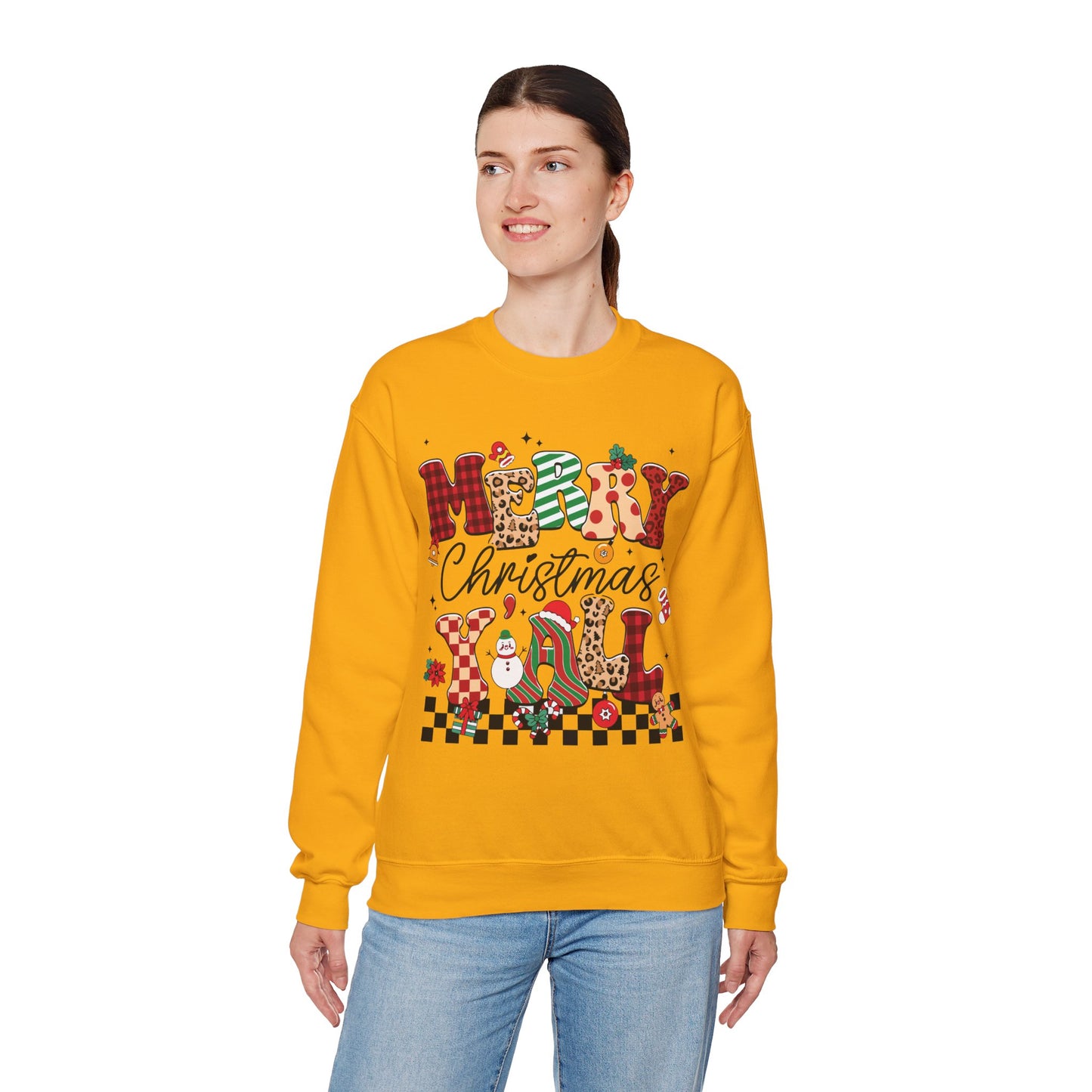 Merry Christmas Unisex Heavy Blend™ Crewneck Sweatshirt