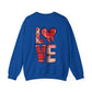 LOVE Always Unisex Heavy Gildan Blend™ Crewneck Sweatshirt.