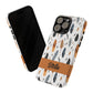 Personalized Whispering Feathers Samsung, Google Pixel and iPhone Case, Custom Name Case.