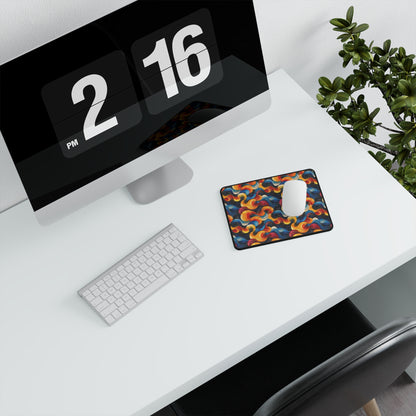 Cosmic Swirl Colorful Wave Non-Slip Gaming Mouse Pad - Perfect for Gamers and Home Offices.
