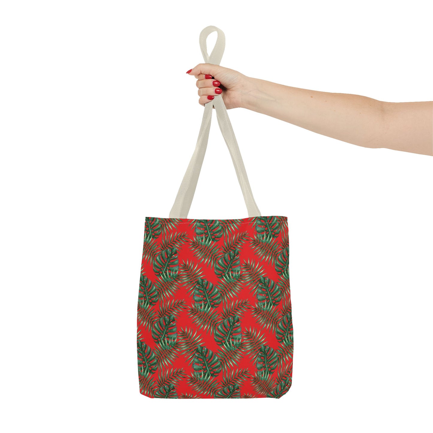 Red Tropical Bliss Tote Bag