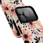 Stylish Soft Petal Noir iPhone Case, Floral iPhone Accessory for Her, Tough iPhone Magnetic Cases, Trendy iPhone Cover, Gift for Friends, Summer Vibes