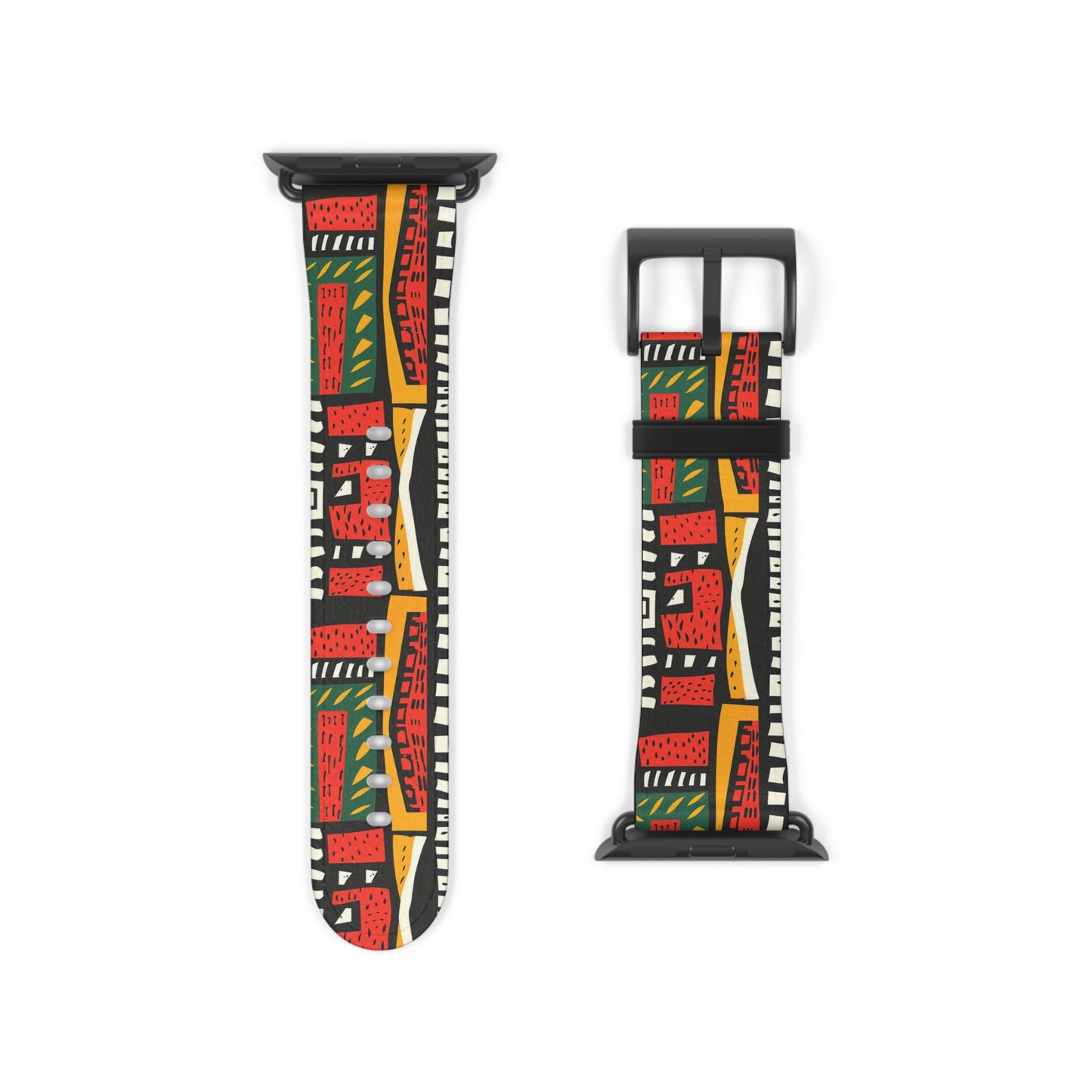 Tribal Harmony Colorful Geometric Watch Band - Vibrant Accessory for Style Lovers