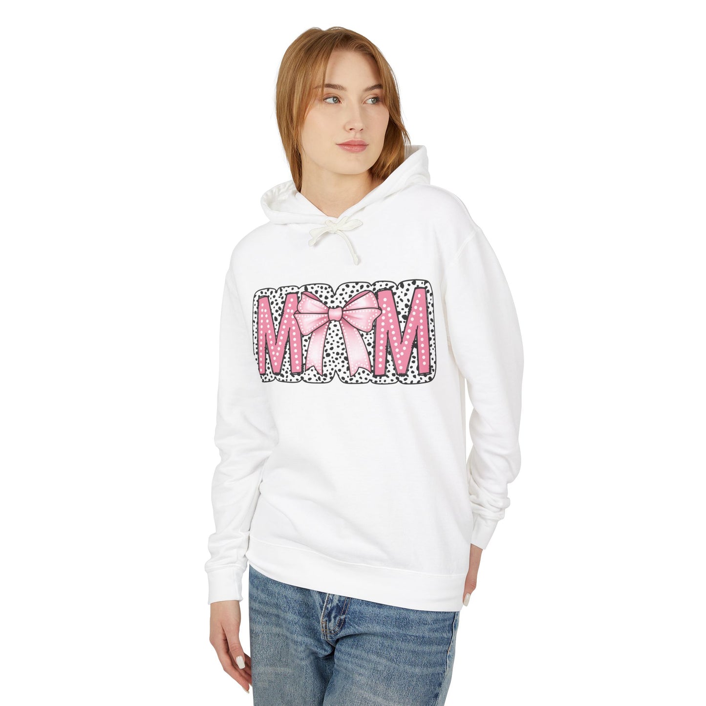 Coquette MOM Unisex Lightweight Hooded Sweatshirt