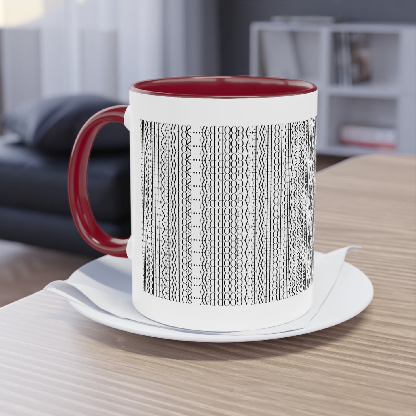 Two Tone Funny Hidden Message Mug - “My Boss said to have a good day… so I went home.”- Viral Optical Illusion Mug - Secret Sarcastic Work Message - Dishwasher Safe, Unique Gifts for Coffee Lovers, Home & Office Decor, Holiday Present.