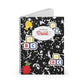 Personalized Black Composition Book Inspired Playful ABC Spiral Notebook - Perfect for School, Journaling, Kids, Teachers, Back to School Gifts