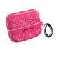 Personalized Pink Bow Coquette AirPod Cases — Custom Name Protective Cover