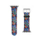 Psychedelic Visions Colorful Artistic Watch Band - Vibrant Design for Unique Style.