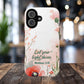 Let your Light Shine Matthew 5:16, Inspirational Gift, Tough iPhone Magnetic Case Scripture, Floral Bible Verse, MagSafe® iPhone® Tough Case, iPhone 14, iPhone 15, iPhone 16, Pro, Pro Max, Plus.