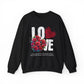 LOVE Always Unisex Heavy Gildan Blend™ Crewneck Sweatshirt.