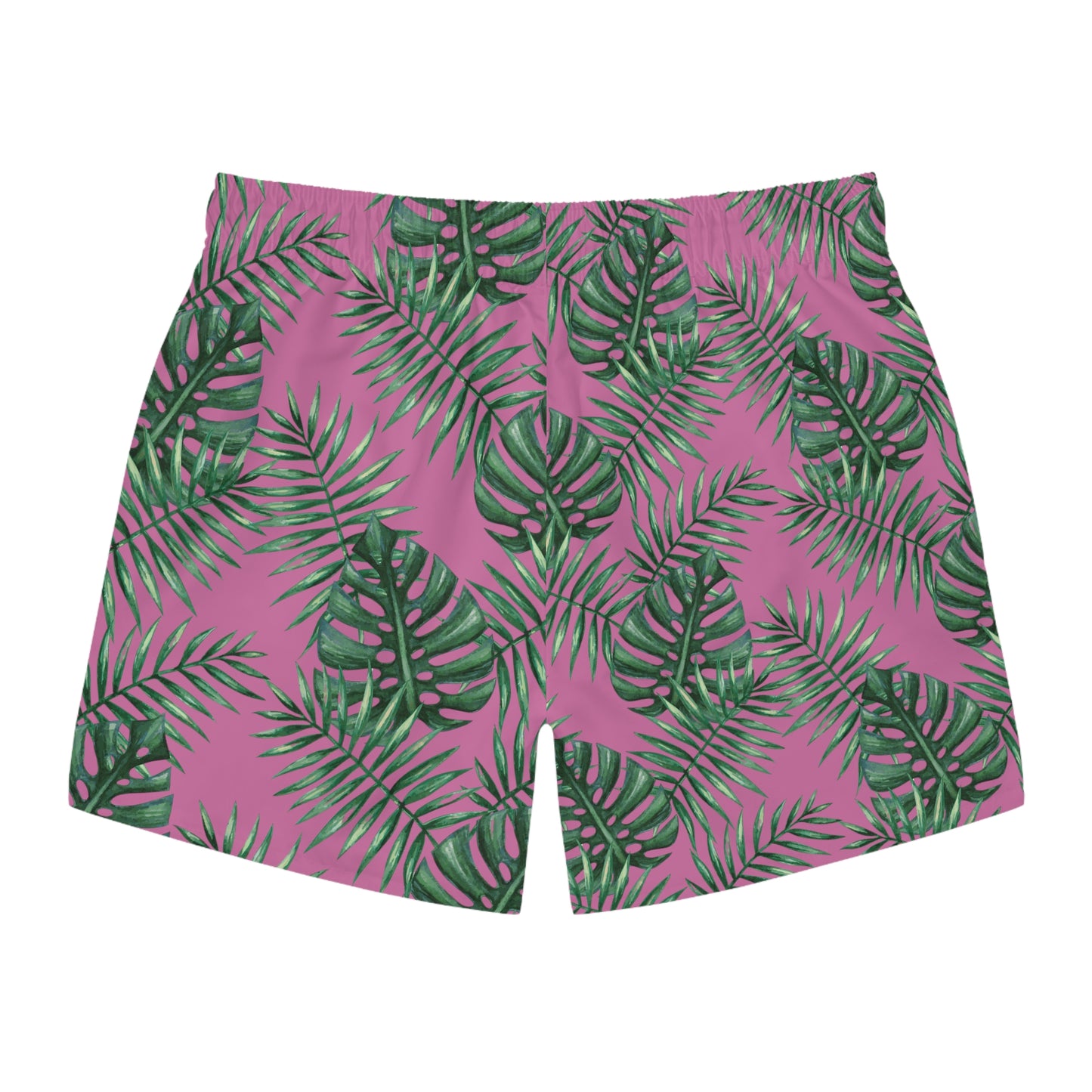 Pink Tropical Bliss Swim Trunks (AOP)